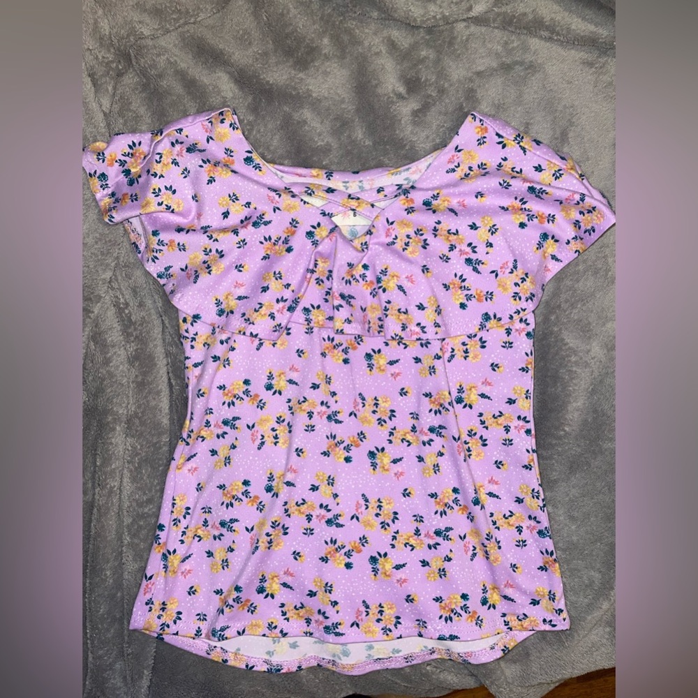 -kids 4t floural blouse